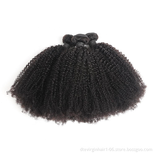100% virgin human Factory wholesale price Free sample mongolian afro kinky curly hair weave